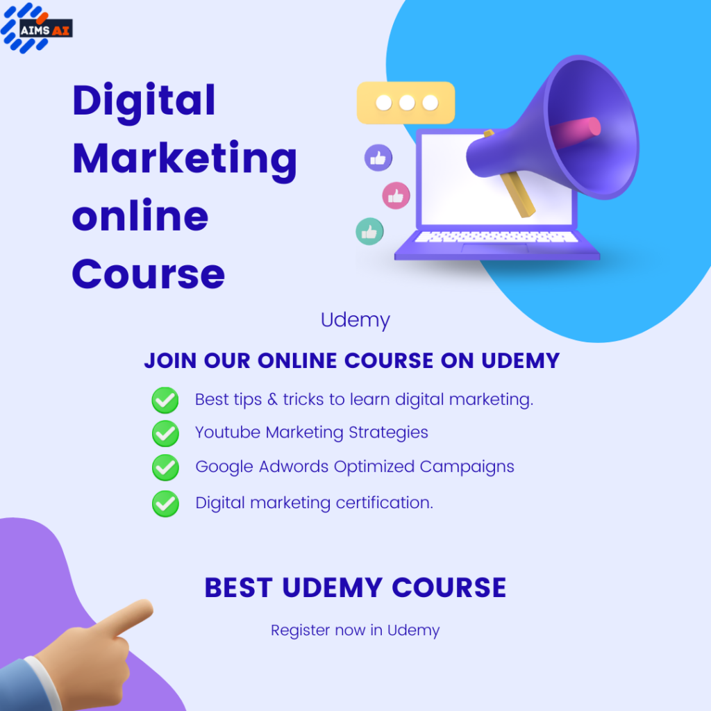 online course for digital marketing