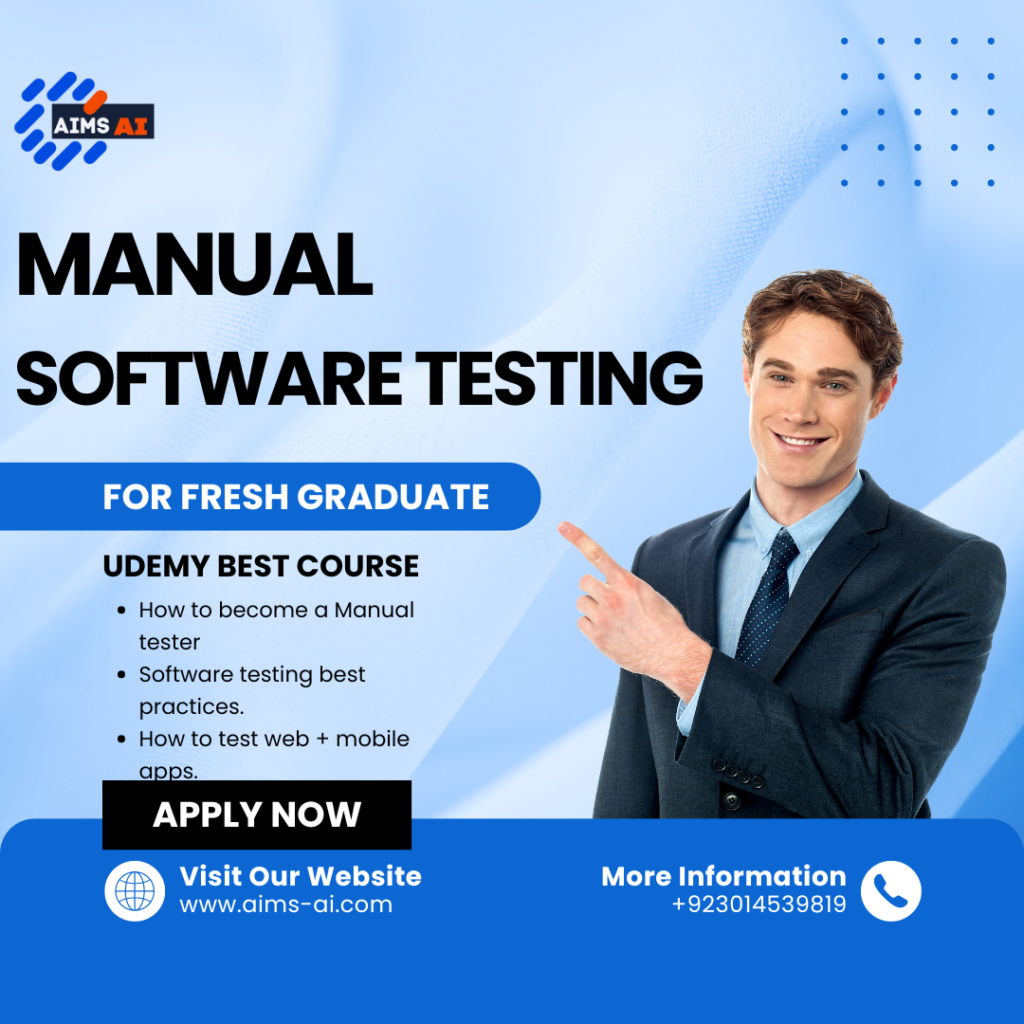 manual software testing for fresher