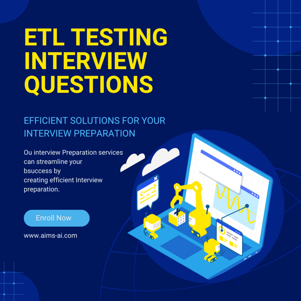 ETL Testing interview questions