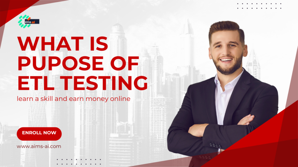 what is purpose of etl testing